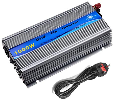 Y&H Onduleur de grille 1000 W empilable MPPT onde sinusoïdale pure DC10,5 V-28 V entrée solaire AC 190-260 V sortie pour panneau solaire 12 V