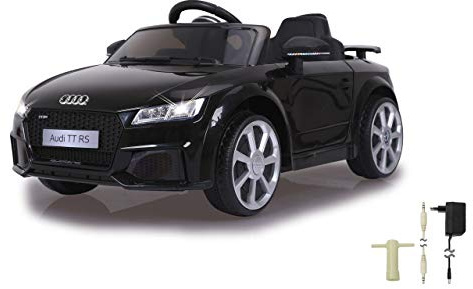 Ride-on Audi TT RS 12V - Softanlauf, 2-Gang, Ultra-Gripp Gummiring, AUX- und USB-Anschluss, LED, 2 leistungsstarke Antriebsmotoren und Akku für Lange Fahrzeiten bis zu 90 Min.