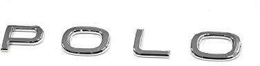 Volkswagen 6N58536872ZZ Schriftzug Polo Aufkleber Emblem Buchstaben Modellbezeichnung Logo chrom glänzend