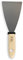 A.S. Création Spachtel Malerspachtel mit Holzgriff aus Edelstahl - zum Tapeten entfernen und Renovieren - silberfarben - 8cm breit - 909011