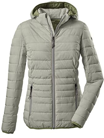 G.I.G.A. DX Damen Uyaka Stripe Casual Funktionsjacke In Daunenoptik Mit Abzippbarer Kapuze