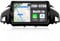 YUNTX Android 14 Autoradio für Ford Kuga Escape C-max(2013-2017)-2 Din-[Integriertes Wireless CarPlay/Android Auto/GPS]-9” IPS 2.5D Touch-Screen-DAB/Lenkradsteuerung/MirrorLink/kamera/4G/WiFi/USB