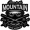 Samunshi Born in The Mountain Aufkleber Autoaufkleber für Motorrad Fahrrad Roller oder Auto Sticker Fahrrad MTB Mountainbike Rennrad (10x10cm Born in The Mountain)
