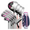 JYCCH Komplettes Golfschläger-Paket für Damen, 12-teilig, beinhaltet Driver, Fairway, Hybrid, Eisen, Putter, Standtasche, Rechtshänder