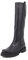 QUEEN HELENA Stivali Alti di Pelle con Tacco Plateau Casual Invernali Scarpe Donna SWEET635 (Nero, numeric_36)