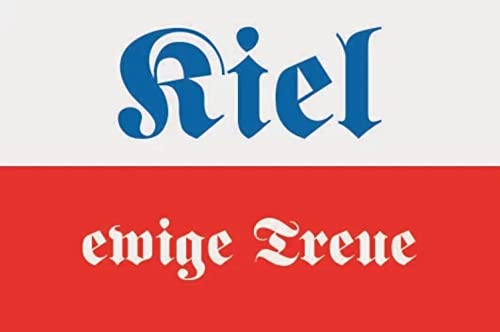 Aufkleber Kiel Ewige Treue 8 x 5 cm Sticker Flagge Fahne