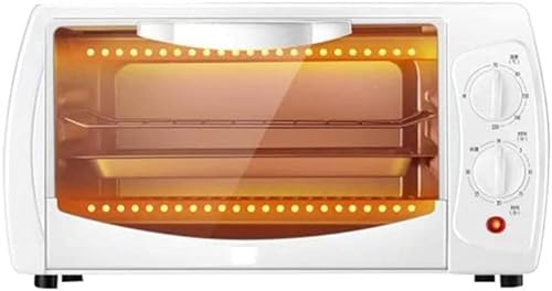 RKYRRKI Mini Horno Tostador de 10 l, Horno multifunción para encimera, Horno de convección para encimera, Acero Inoxidable, hogar, Cocina, Blanco, útil