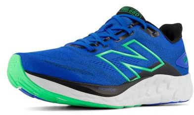 New Balance Women's Fresh Foam 680 V8 Running Shoe, Blue Oasis/Lime Leaf/Black, 10.5