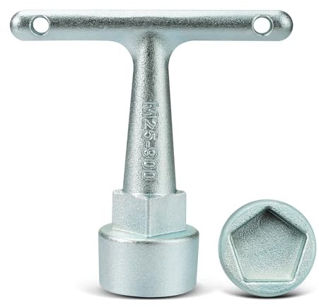 VIDABTE Curb Stop Wrench,Water Meter Wrench for Pentagon Curb Boxes,City Water Key Curb Stop Key,Pentagon curb box wrench