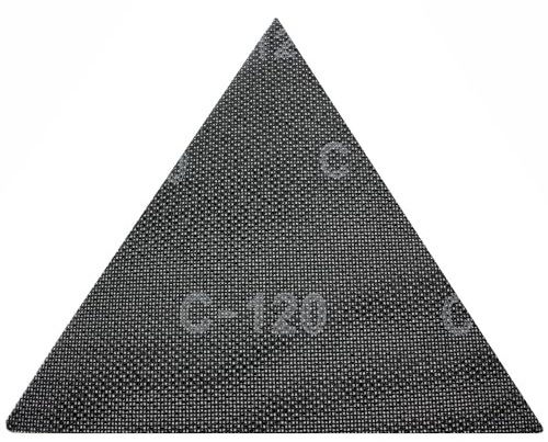 10 Stück Klett Schleifblätter Schleifscheiben Schleifgitter Schleifpapier Dreieck 285 x 285 mm für Deckenschleifer Trockenbauschleifer Einhell BT-SG 710 TE-DW 225 X (Körnung 80)