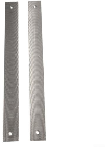 Lima in acciaio con denti curvi per lucidatura e lucidatura a denti curvi, 35,5 cm, con vite ad angolo regolabile, per superfici piane, convesse o concave, per la lucidatura della carrozzeria