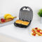 3-in-1 Snack Maker - Makes Toasted Sandwiches Maker - 3 Non-Stick Detachable Cooking Plates - Interchangeable Non-Stick Plates - Auto Temperature & Cool Touch Handle - Dimensions - 9.3 x 24 x 23.3cm