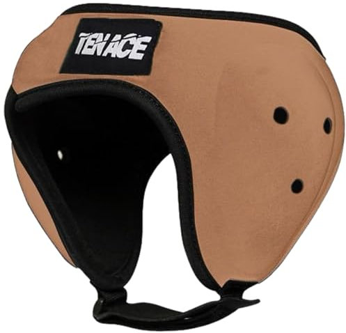 Tenace Ohrenschützer für Ringen, Grappling, MMA, BJJ, Rugby, Kampf (Braun)