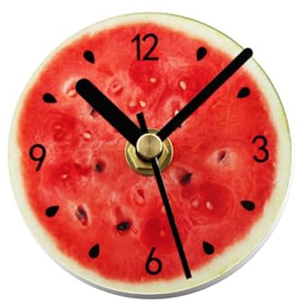 Mikinona Aufkleber Für Kühlschränke Herrenuhren Magnet Für Kühlschrankuhren Kühlschrank-Uhr-Magnet Kühlschrankaufkleber Mit Magneten Rot Kühlschrank Uhr Ländlich