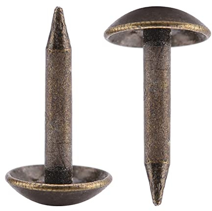 Clous De Tapissier 100 Stück Verdickte Nägel, Befestigungselemente für Möbel, Holztüren, Clou Tapissier (6 * 12MM)