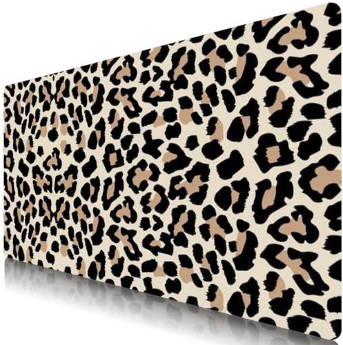 TUOLISG Tapis de souris 900 x 400 vitesse Tapis de souris de jeu XXL Grand tapis de souris XXL avec motif Sous-main de table Grande taille Améliore la précision et la vitesse Dessous en caoutchouc -