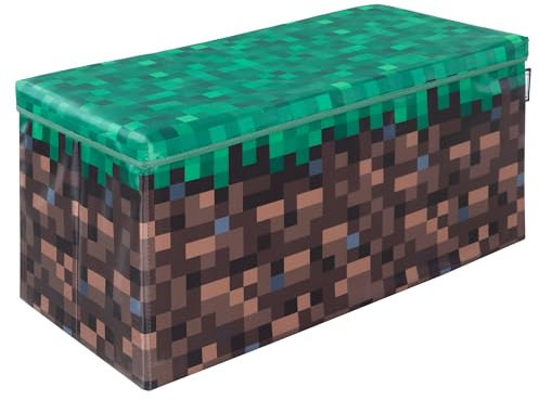 phoenix group AG MINECRAFT - Sitz- und Aufbewahrungsbox, Grasblock, Kids, Bank, Grün