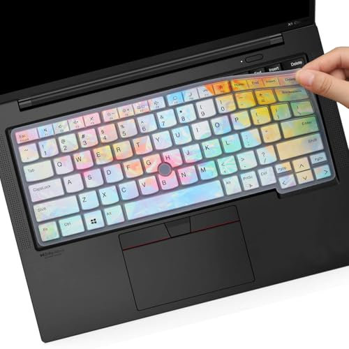 Tastaturabdeckung für Lenovo Thinkpad E14 Gen 5, ThinkPad T14 T14s Gen 4/3, L14 P14s Gen 3, ThinkPad X1 Yoga Gen 8/7, Thinkpad x1 Carbon Gen 11/10 14 Zoll (nicht passend für T14 L14 P14s Gen 2 1),