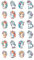 Cute Unicorn Edible Cupcake Toppers PRECUT x 24 Pcs Fairy Cake Cake Decorations