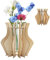 Vase für Lego Blumen,Holzpuzzle Blumenstrauß Flasche,20 cm Minimalistische Vase,fur Strauß aus Bausteinen,Kunstblumen,Künstliche Pflanzen, Blumenliebhaber