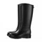MIXSEN Stivali di Gomma Donna Pioggia Alti Impermeabile Wellington Boot Rain Boot Giardino Stivali(Nero,39EU)