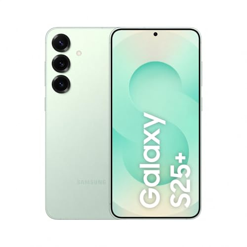 Samsung Galaxy S25+ AI Smartphone mit Galaxy AI, Ohne Vertrag, Handy mit Android, 12 GB RAM, 512 GB Speicher, 50-MP-Kamera, Mint, 3 Jahre Herstellergarantie [Exklusiv auf Amazon]
