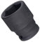 TA-VIGOR 6-Point Impact Socket, 1/2-Inch Drive 23mm Spindle Axle Nut Socket Driver, Durable CR-V Steel 40mm Length Nut Impact Socket for Auto Repair Easy Removal, Shallow Metric Sizes