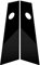 HUVNEXA 2 Pcs Car Window Pillar Posts Door Trims B Column Sticker Cover Styling, for, for Tesla, Model 3 2017 2018 2019 2020 2021, Accessories Window Trim Cover