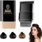 2-in-1 Instant Haarfärbestift mit integriertem Ausbesserungskamm, Wasserfester Und Schweißfester Haarfärbestift, Praktischer Kamm für graues Haar Instant Hair Color Stick (black, 15g)