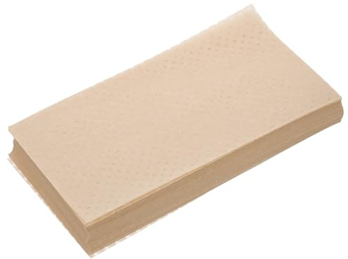 STOBAZA Dauerwellenpapier Beige 500 Stück aus Papier Selbstgemacht Haarstyling Werkzeug zum Locken und Dauerwelle Einwegpapier für Friseure und Heim für Haarpflege im Salon und Zuhause