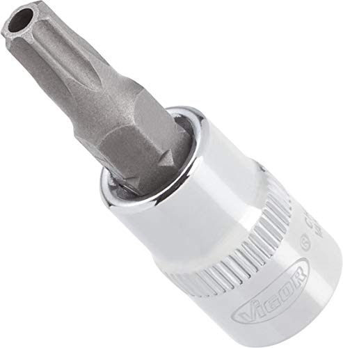 Vigor Schraubendreher-Einsatz T 30 H, 1/4 Zoll, 1 Stück, V2142