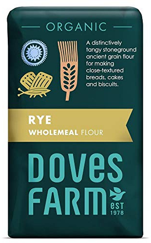 Org Wholemeal Rye Flour (1000g) x 2 Pack Deal Saver