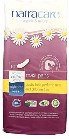 Natracare Slipeinlagen Nacht Pads 10 Pack