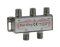 Part King 4 Way Indoor Splitter 5-2450MHz Split Aerial Freeview Cable TV 4 Outputs