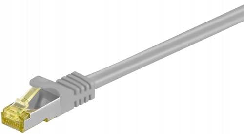 MicroConnect 1 m Cat7 1 m Cat7 S/FTP Grey (S-STP) Network Cable – RJ-45 Network Cable Cat7 S/FTP (S-STP) RJ-45, (1 m, grey)