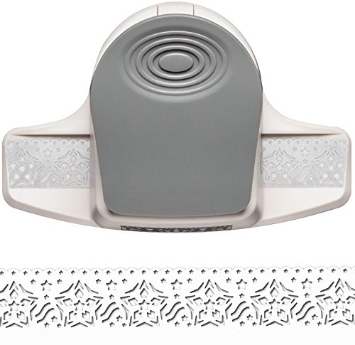 Ideen mit Herz Stanzer, Royal-Bordürenstanzer, Stanzung 2,9 cm x 6 cm | Motiv-Locher für Papier | Basteln (Stern)