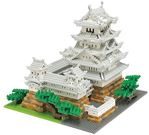 Kawada Nano-block NB-042 Himeji Castle Special Deluxe Edition
