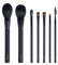 Set essentiel 7 pinceaux à maquillage - Texamo Mystery - usage professionnel, pinceaux cosmétiques visage et yeux en poils naturels (x4) et synthétiques (x3) - Design moderne (Gamme Mystery Set)