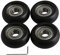 BQLZR 8x32x12mm Schwarz Engineering Kunststoff Lager Stahlkugellager Führungsrolle Runde Radlast 191 KG für Tür Fenster Pack von 4