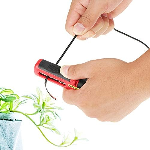 Pince à Dénuder pour Dénudage de Câble Fil, Pince à Coupe-câbles Multifonctionnel Outil à Dénudage et Sertissage de Câbles, Outils à Dénuder/Cutter/Sertir