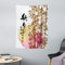 ABAKUHAUS Bambus Wandteppich, Japanischer Bambus Asiatische aus Weiches Mikrofaser Stoff Waschbar ohne Verblassen Digitaldruck, 110 x 150 cm, Rosa Kamel