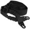 Selighting Gewehrschlinge 2 Punkt Sling Waffen Gurt Gewehrgurt Verstellbar Paracord für Jagd Airsoft Camping Outdoor (Schwarz)