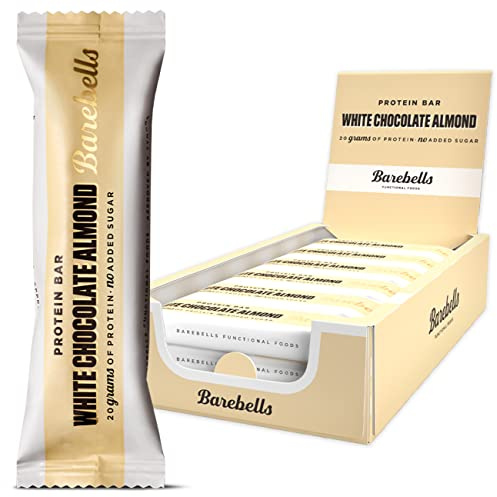 Barebells Barres De Protéines Sans Sucre Ajouté Haltères 55 G X 12 bars (White Chocolate Almond)