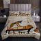 Antikes Ägypten Tagesdecke 170x210cm Pharao mit Diener Steppdecke für Kinder Jungen Mädchen Mumien Asien und Afrika Softest Bettüberwurf Schwarz Kuscheldecke Bunte Gesteppte Decke Wohndecke 2St