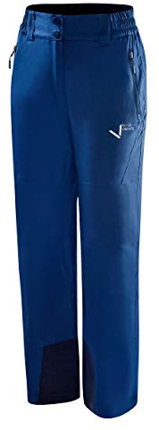 Black Crevice, Pantaloni da Sci Donna, Blu Navy, 42