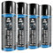 4 x AABCOOLING Aria Compressa Spray 400ml - Kit Pulizia PC, Tastiera, Stampanti, Televisioni, Fotocamere e Altri, Bombole Aria Compressa, Spray con Tubo di Estensione, Rimozione di Polvere, Tubo