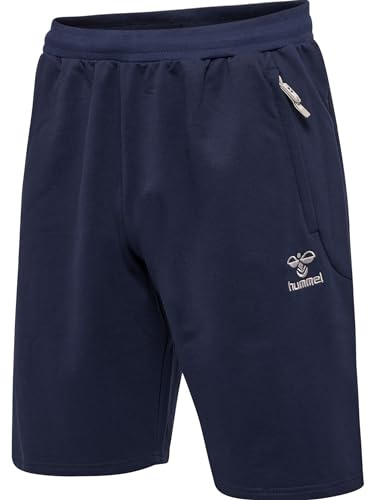 hummel Herren Hmlmove Grid Cotton Shorts, Marine, XL EU