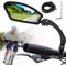 Specchietto Retrovisore HD per Manubrio Bici, Regolabile a 360° per MTB, Bicicletta,Monopattino Elettrico