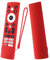 Silikon-Schutzhülle für Hisense Voice Remote ERF3A90, passend für Hisense U7G U9G U8 Serie 4K ULED Fernbedienung, Rot