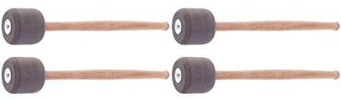 MILISTEN 4 Stück Trommelstöcke Weiche Trommelschlägel Luft Drumsticks Trommelschlägel Aus Metall Schlagwerk Für Große Trommeln Aus Holz Bass-drum-stick Eva-schaum Schaumkopf Ersetzen 5a